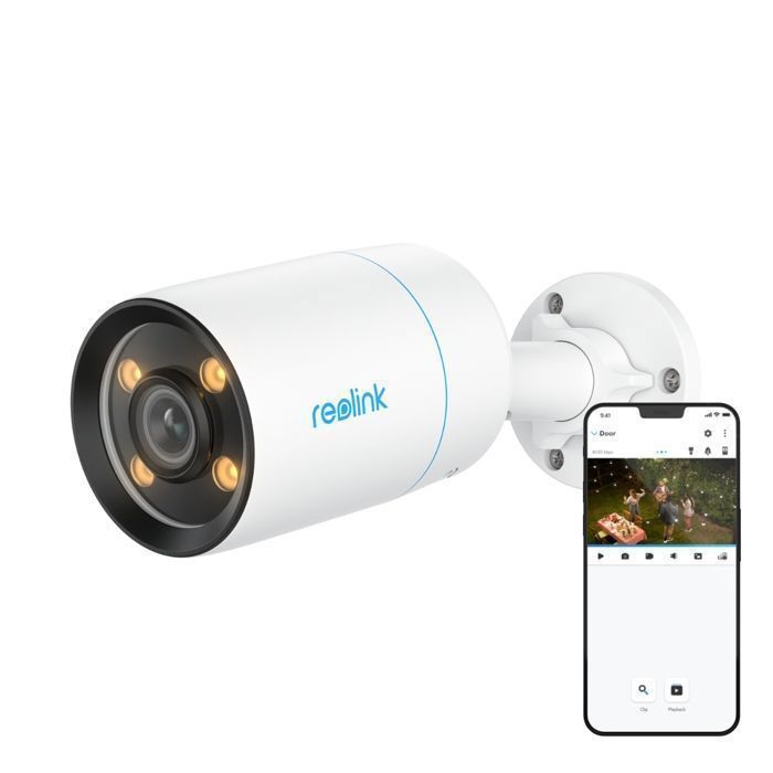 Reolink 8MP 4K ColorX PoE Surveillance Camera, Color Night Vision, Super Aperture F1.0, Intelligent Motion Detection