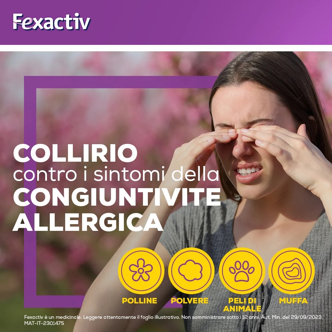 FEXALLEGRA Fexactiv 0,3% + 0,05% antihistamínico, gotas oftálmicas 10 ml