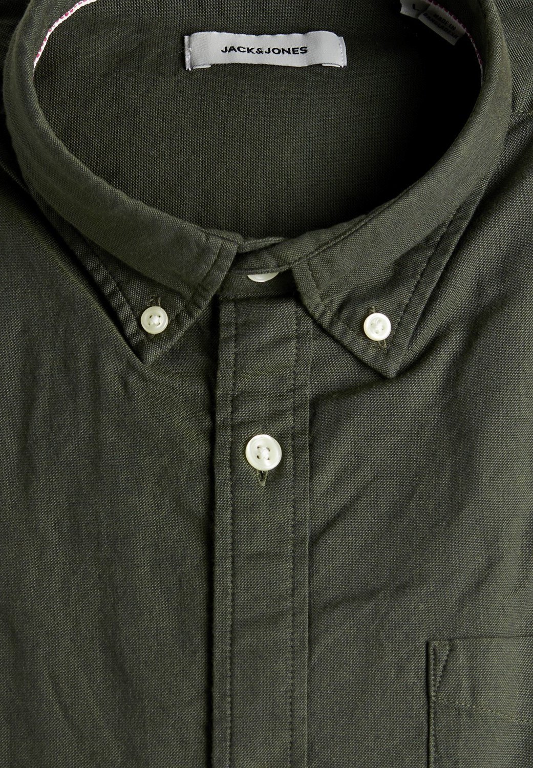 Jack & Jones JJEOXFORD SHIRT - Hemd - Forest Night, Passform: Übergröße