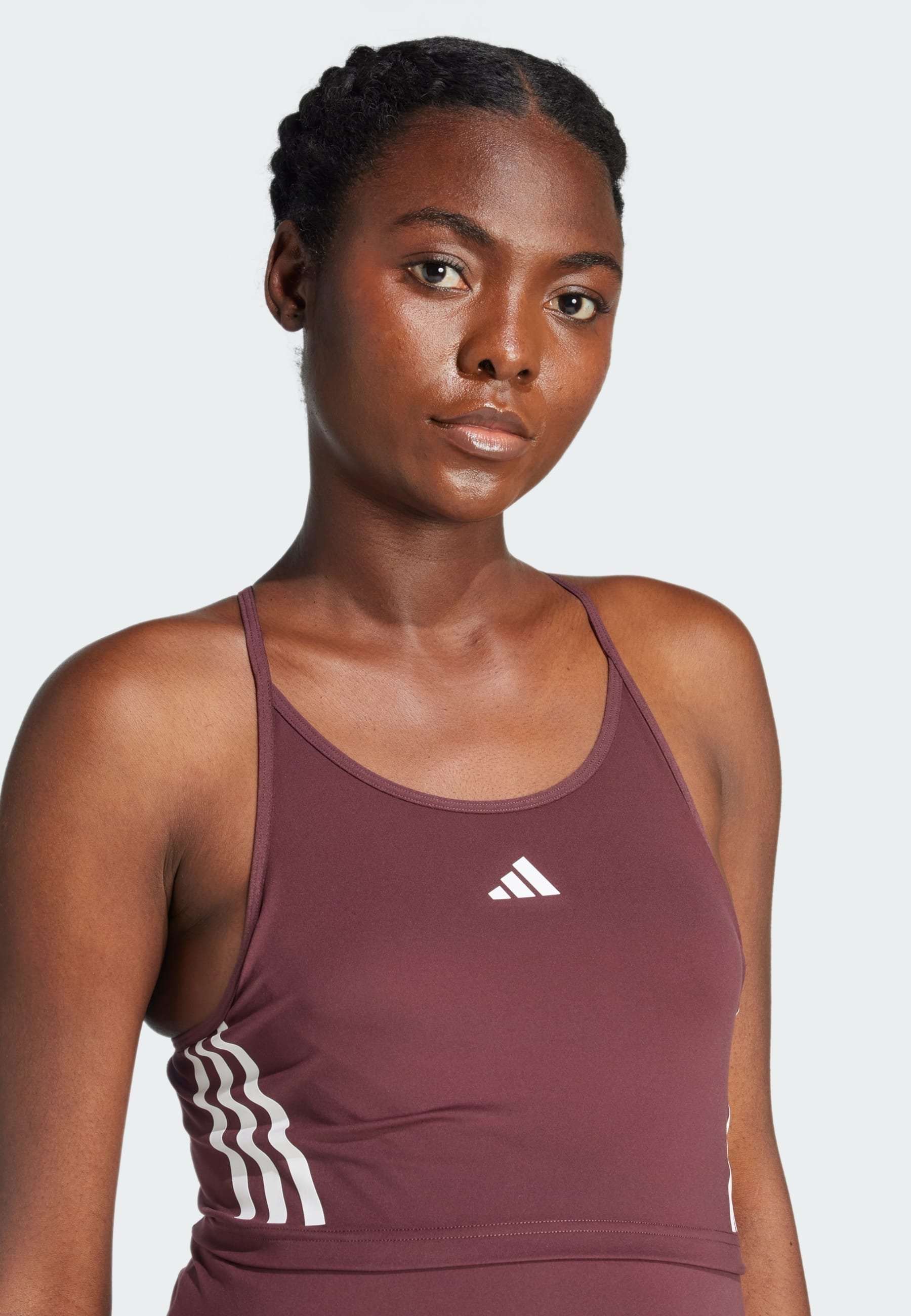 Haut de performance adidas - aurore rubis