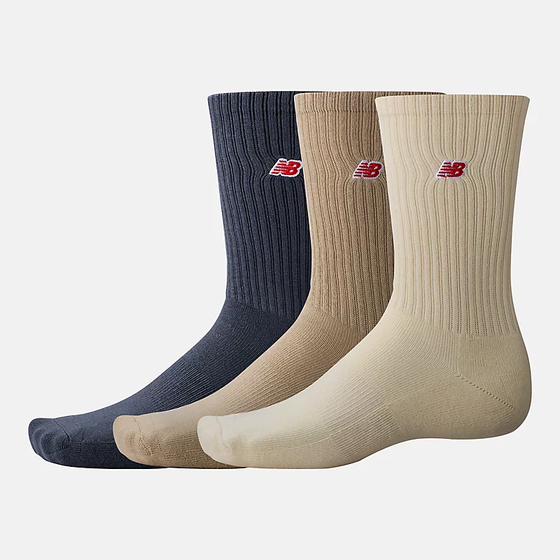 Moletom com logo NB Patch, unissex, 3 pares, 2 CORES SORTIDAS