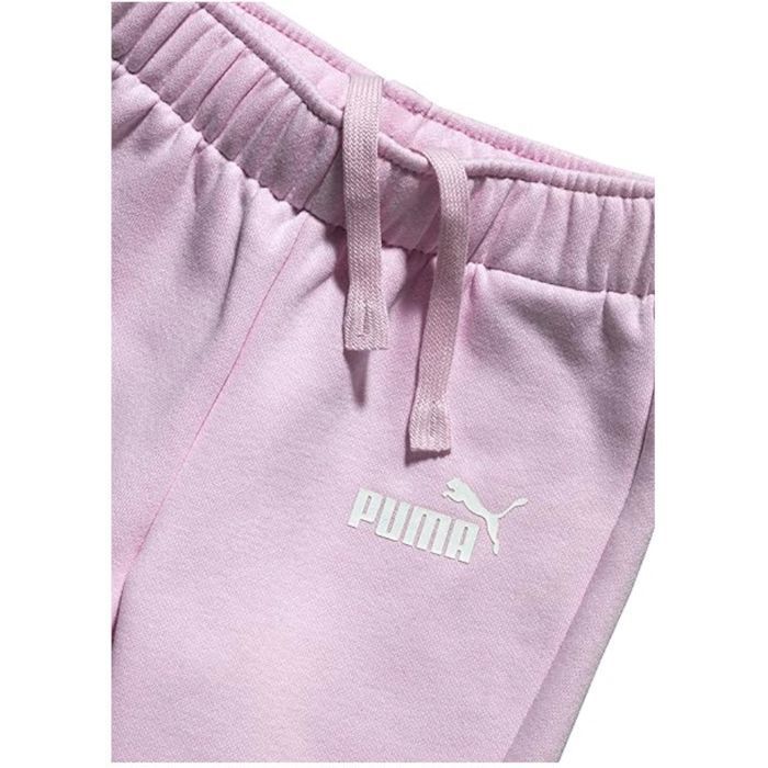 Chándal Puma rosa perla para niña