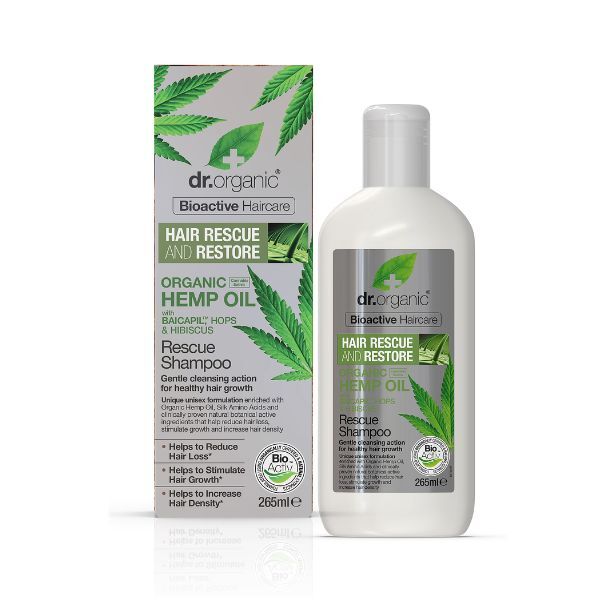 Dr Organic Hemp Oil Rescue -shampoo 265ml