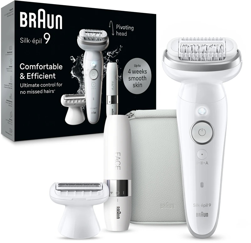Braun Silk-épil 9 9341 epilators ķermenim un kājām