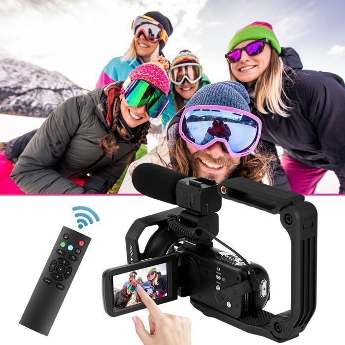 Videocámara digital IBEAFILLY 8K 64MP con pantalla de 3