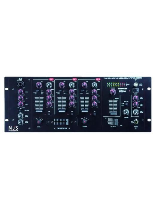 NJM402U 4-kanavainen DJ-mikseri USB-tulolla