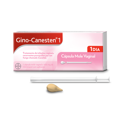 Gino-Canesten Gino-Canesten vaginal myk kapsel 500 mg 1 myk kapsel 1 myk kapsel