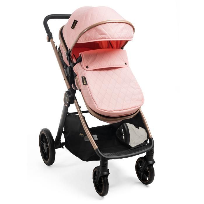 Poussette transformable - combinée - 2 en 1 - poids 0-22kg - Bebelissimo J'AIME - rose