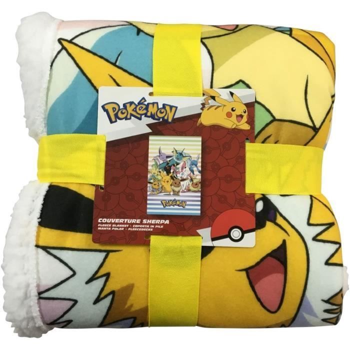 Manta Sherpa - POKÉMON - Evoluciones - 100 x 150 cm