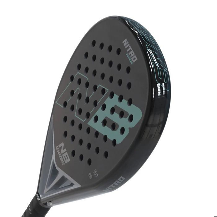 Enebe Nitro - All-purpose children's padel racket, fiberglass & HR2 EVA, green