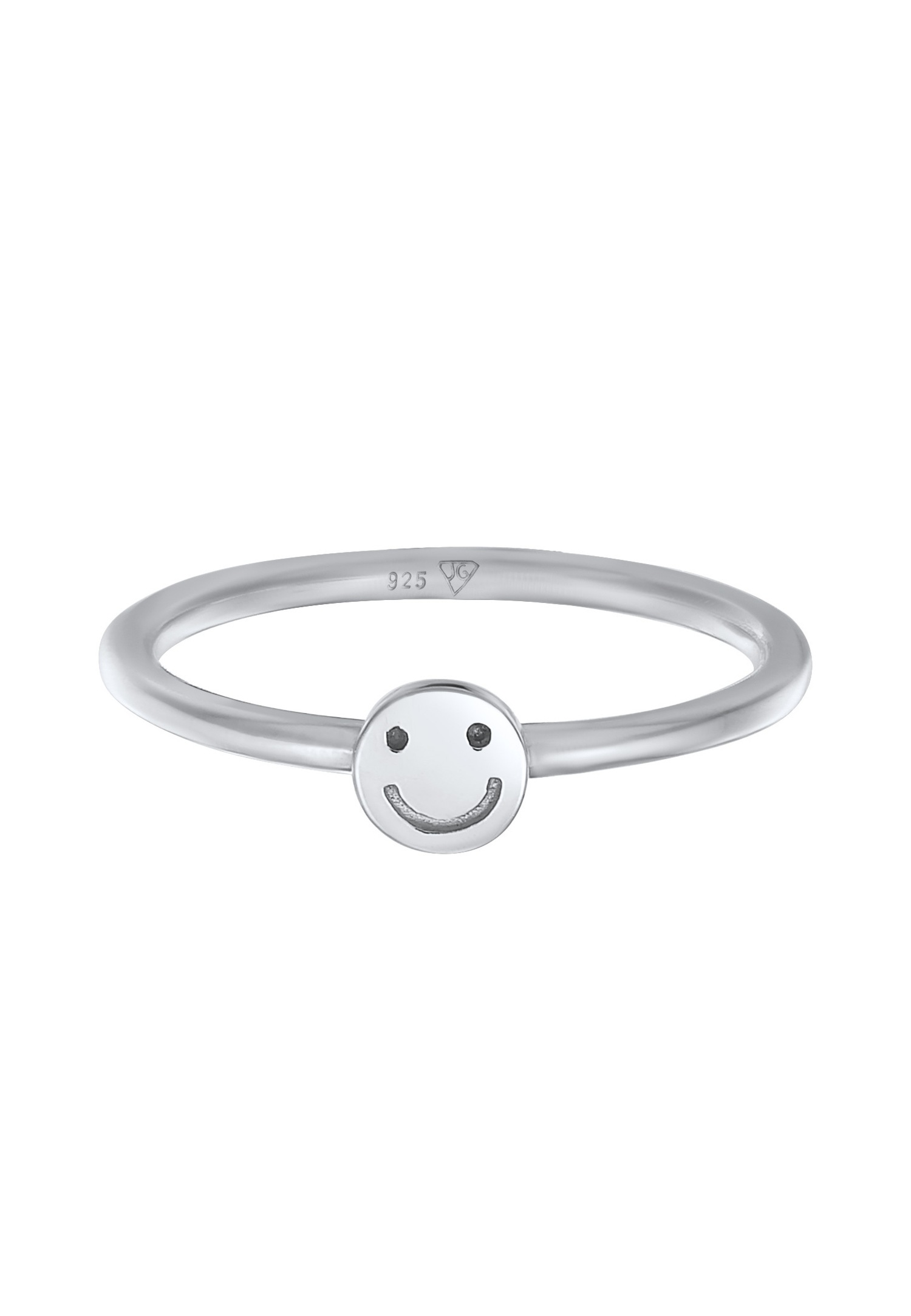Elli Femmes Tendance avec Smiling face Pinky en argent Sterling 925