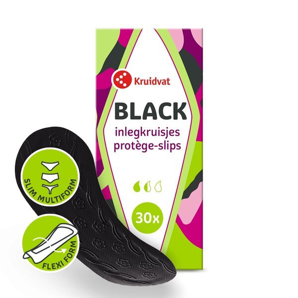Vložky Kruidvat Flex Black<br>30 kusov