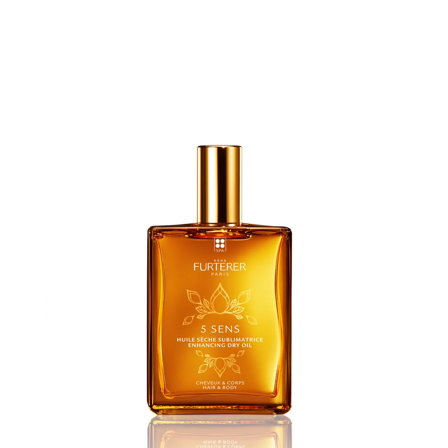 5 Sens Huile Sèche Sublimatrice - Olio Capelli, Olio Corpo, Pre-Shampoo, Olio Capelli Styling & Finish