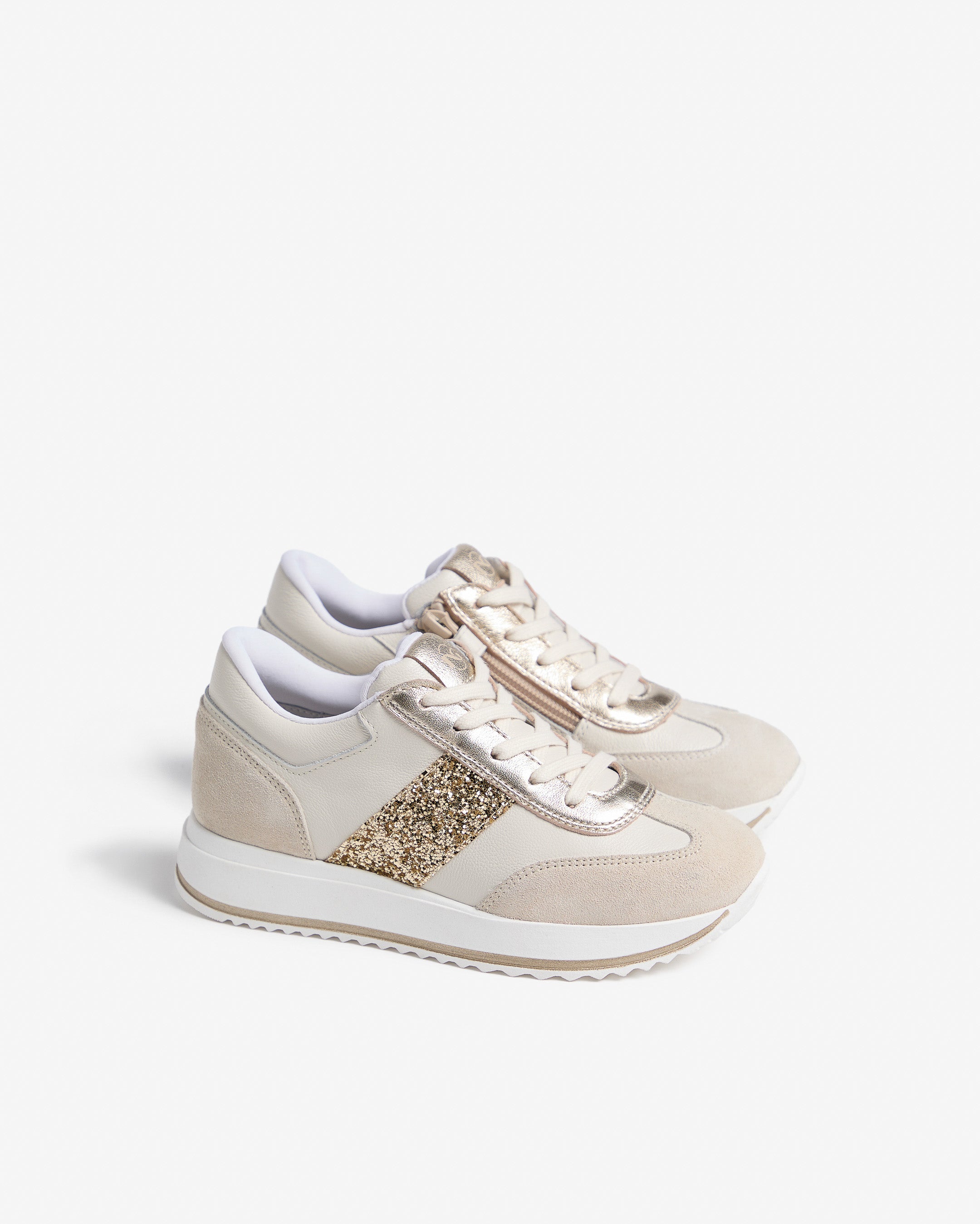  Sneaker für Teenager-Mädchen aus Wildleder und Funktionsmaterial