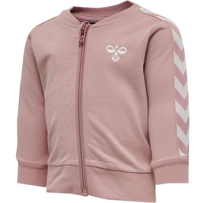Chándal Hummel para bebé niña, color morado con cuentas, 100% algodón - Multideporte