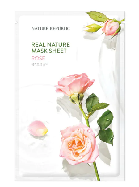 Nature Republic Real Nature Rose Mask Sheet 23ml