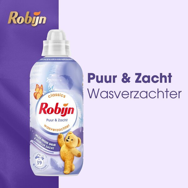Robijn Classics Pure & Soft omekšivač za rublje<br>4 x 780ml, 156 pranja