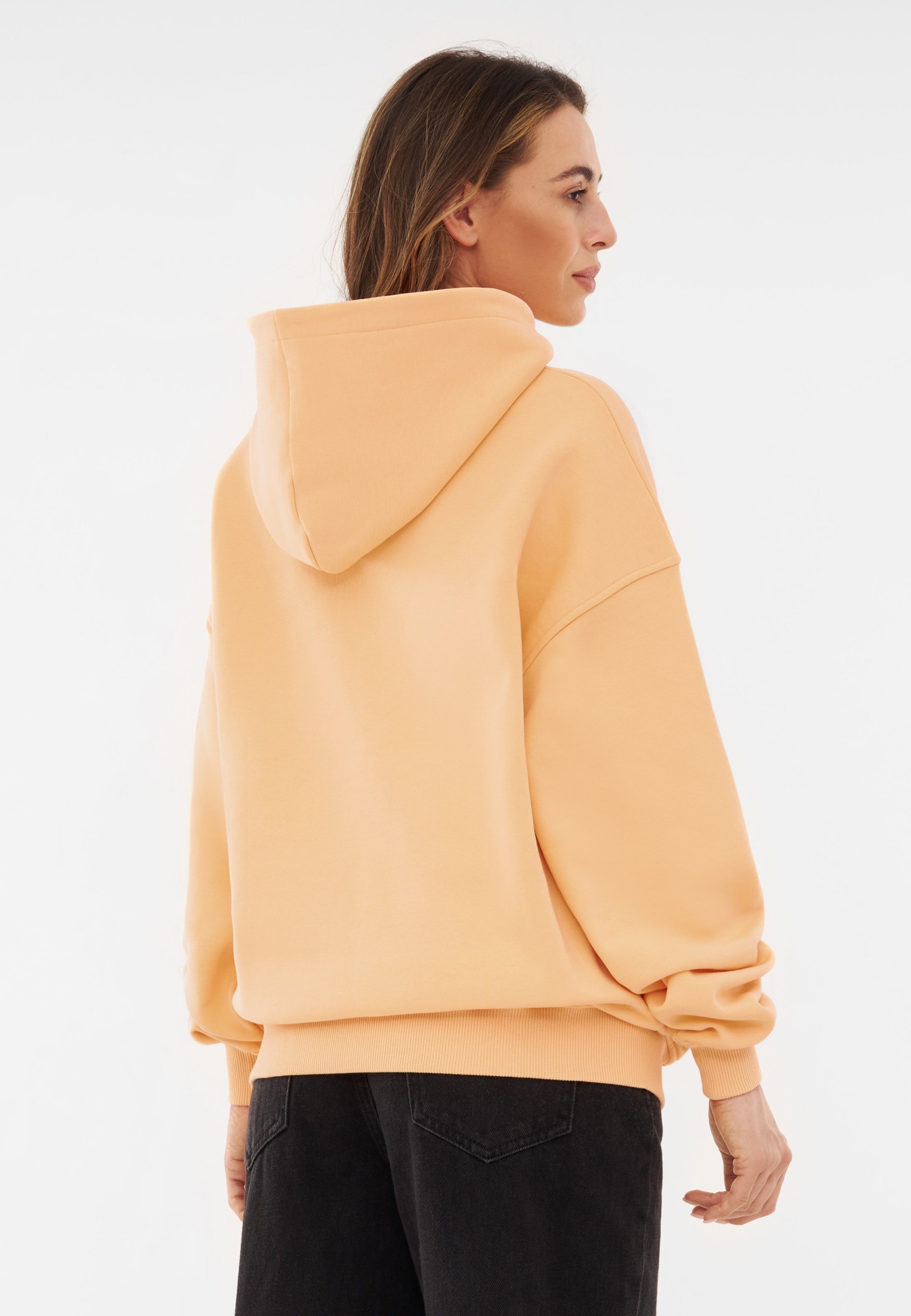 Johnny Urban CODY OVERSIZED - Bluza z kapturem - brzoskwiniowa