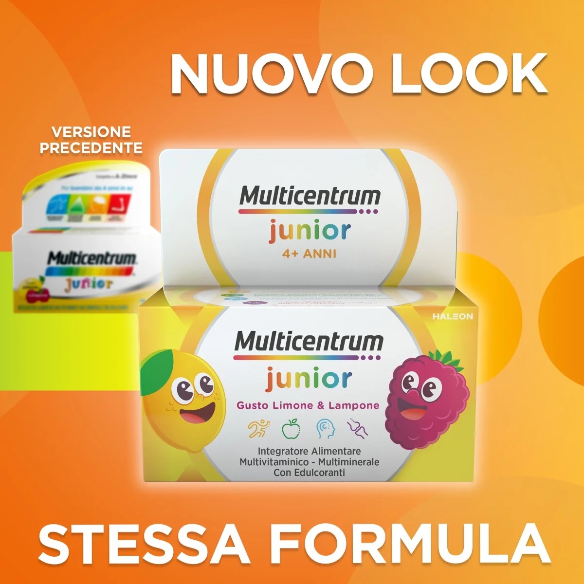 MULTICENTRUM Multicentrum Junior 30 kauwtabletten Multivitamine voor kinderen van 4-12 jaar