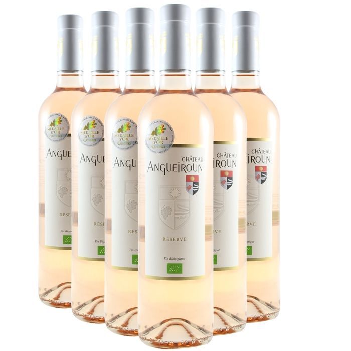 Château Angueiroun Côtes de Provence Cuvée Reserve 2022 - Rosé Wine (6x75cl)
