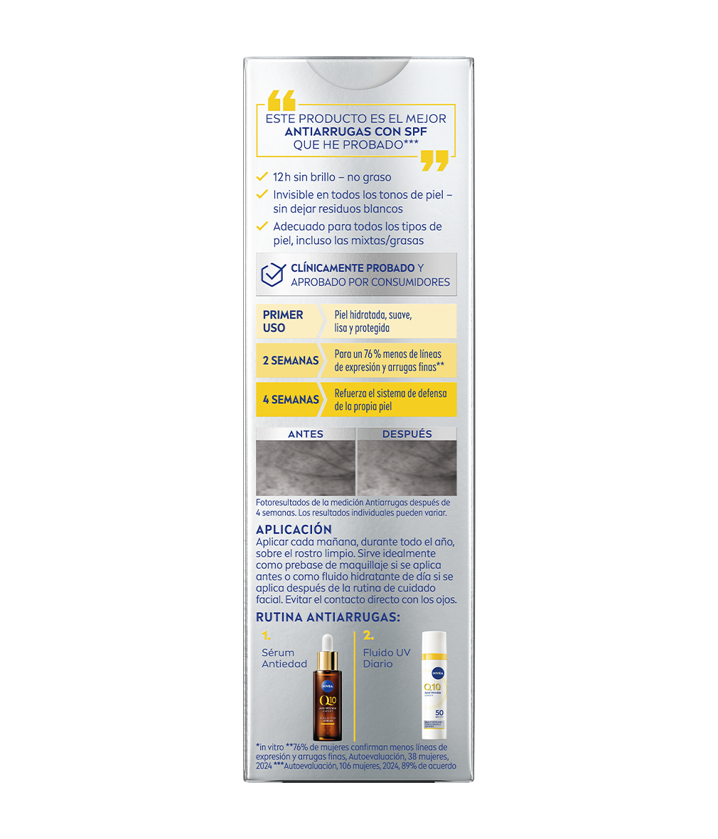 Q10 Anti-Wrinkle Expert dnevni UV fluid SPF50 Kreme protiv bora i starenja
