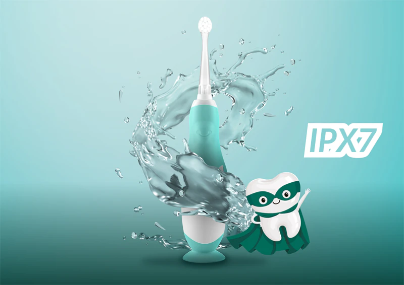 Escova de dentes infantil NENO Denti Mint, alimentada por bateria
