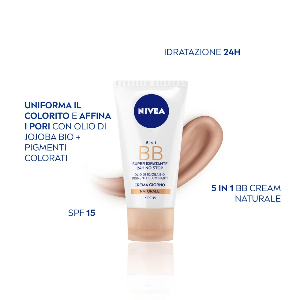NIVEA Essentials BB hydraterende nagelcrème SPF 15 met natuurlijk oplichtend effect