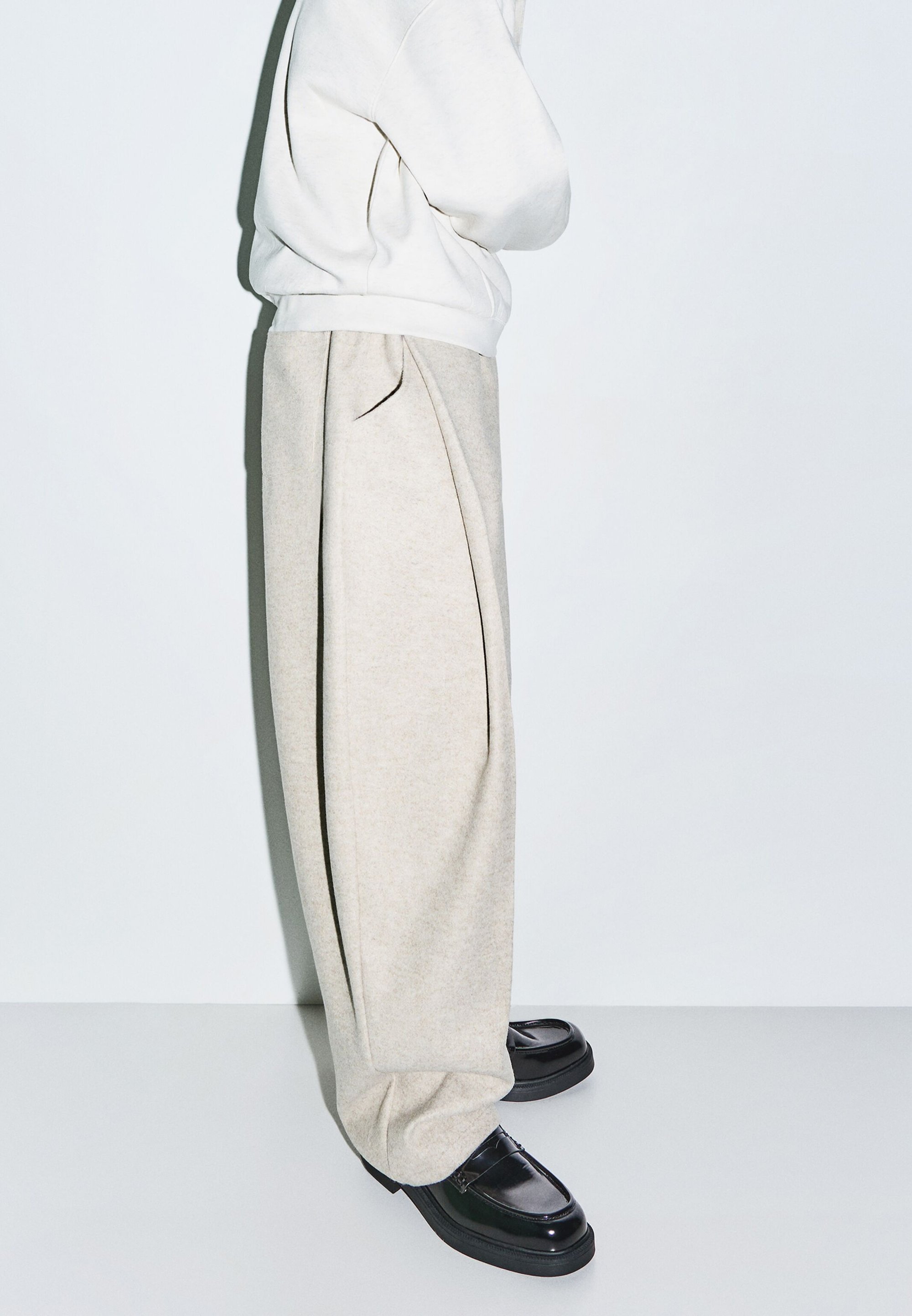 Mocassini Bershka a punta tonda - Eleganti slip-on - neri