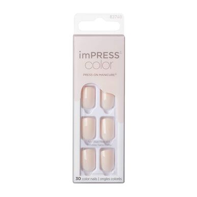 Uñas postizas Kiss ImPRESS Nails Point Pink, 1 unidad