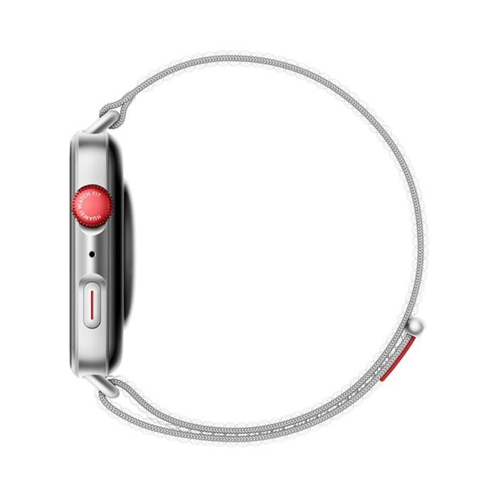 Montre connectée - HUAWEI - Watch Fit 4 - Argent - Suivi santé - Autonomie 10 jours - Écran HD