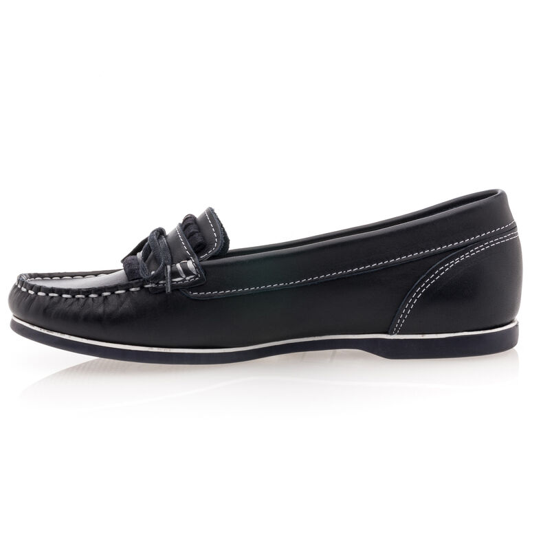 Naisten siniset loaferit/veneilykengät