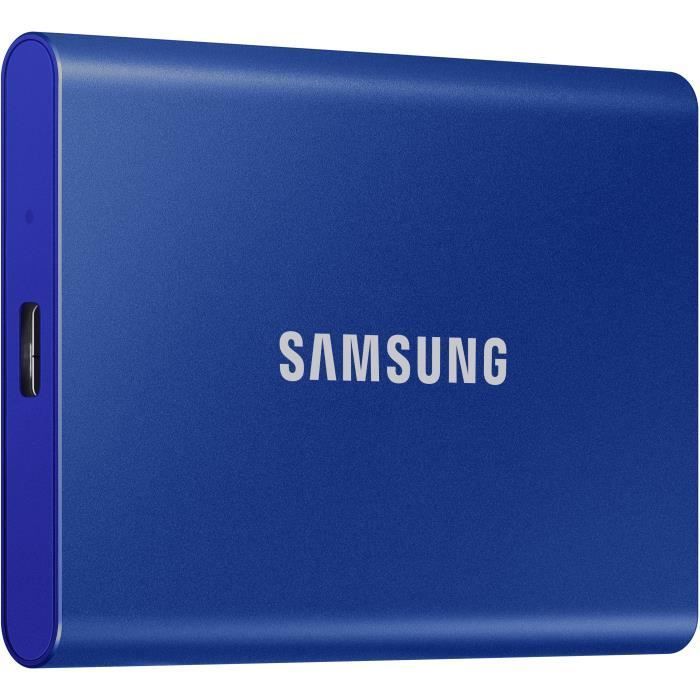 SAMSUNG T7 External SSD Blue 1TB MU-PC1T0H/WW