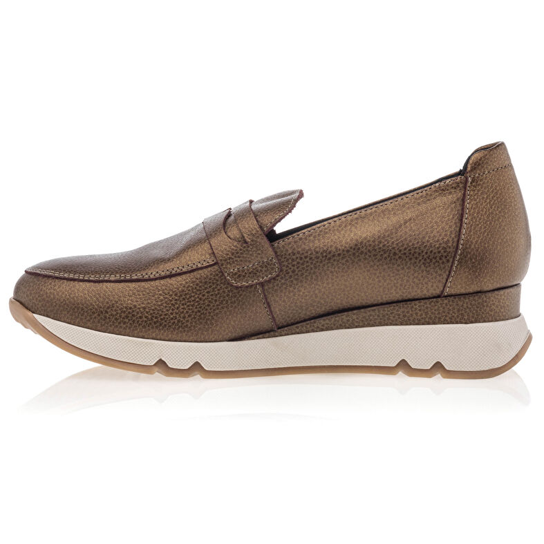 Mocasines/zapatos náuticos amarillos para mujer