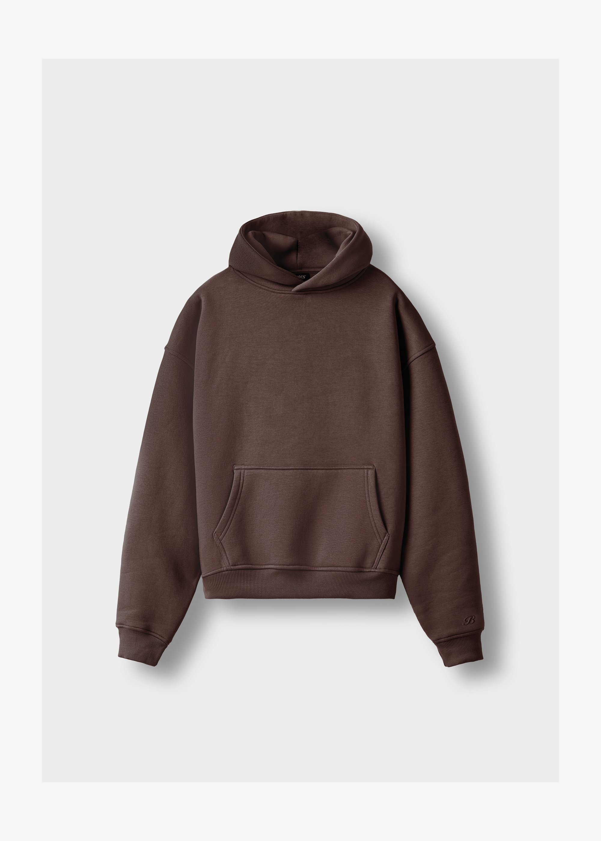 Burocs BASIC - Hoodie - Schokoladenbraun