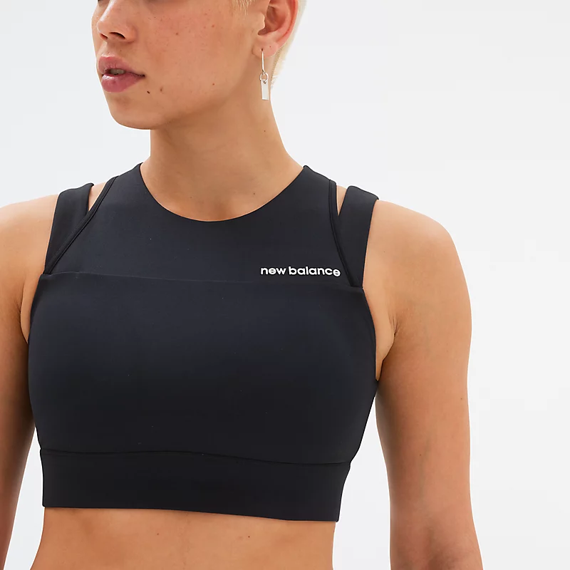 Biustonosz Femme Shape Shield Crop Bra - CZARNY