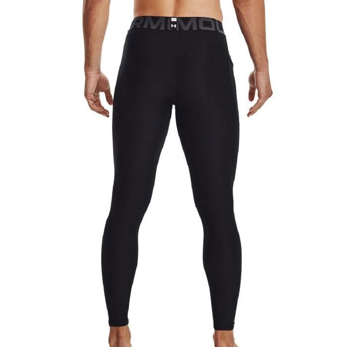 Calça legging de compressão - Under Armour - HG Armour - Preta - Respirável - Fitness