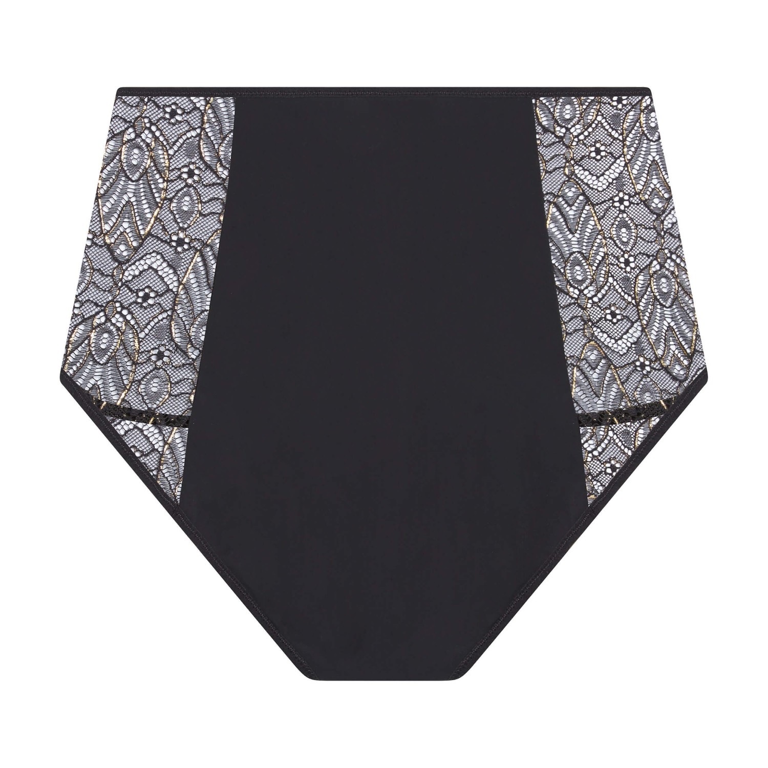 RÉJEANNE Culotte Rhéa Taille Haute Golden Leaves