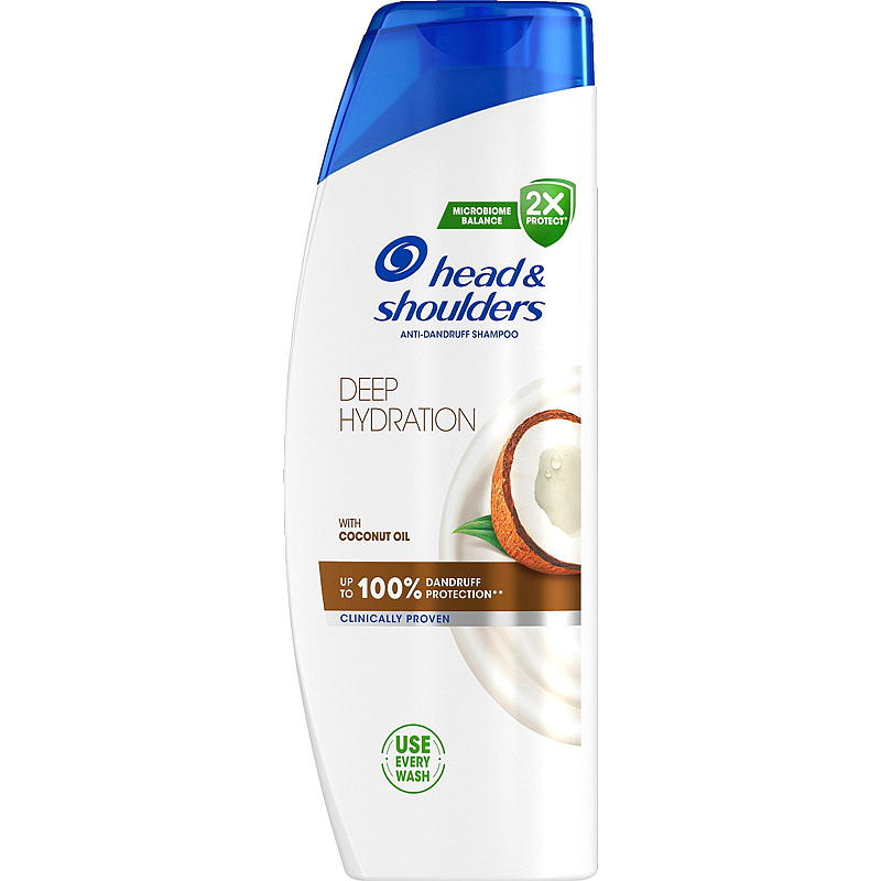 Shampoing H&S 400 ml Hydratation intense à la noix de coco