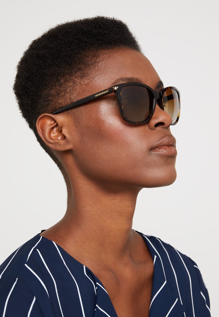 Ochelari de soare Emporio Armani - maro