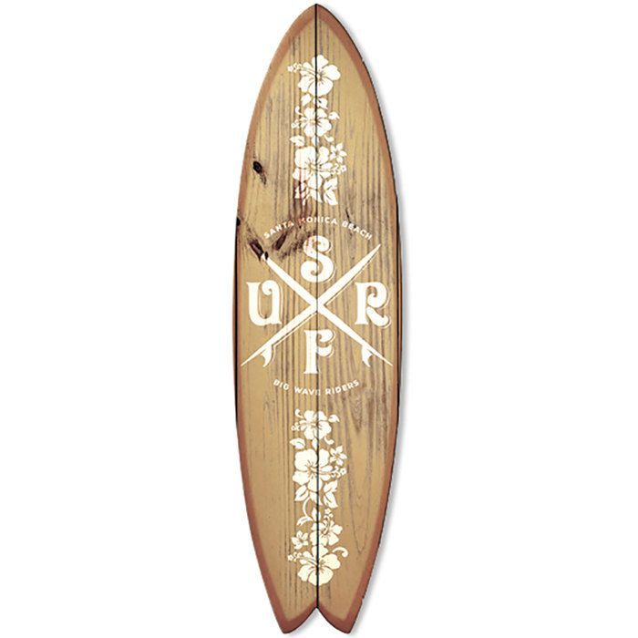 Planche de surf décorative big wave