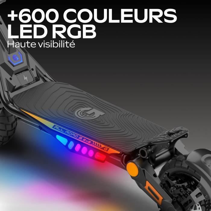 Electric scooter - URBANGLIDE - All Road 6 2x2 - 800 W - 10