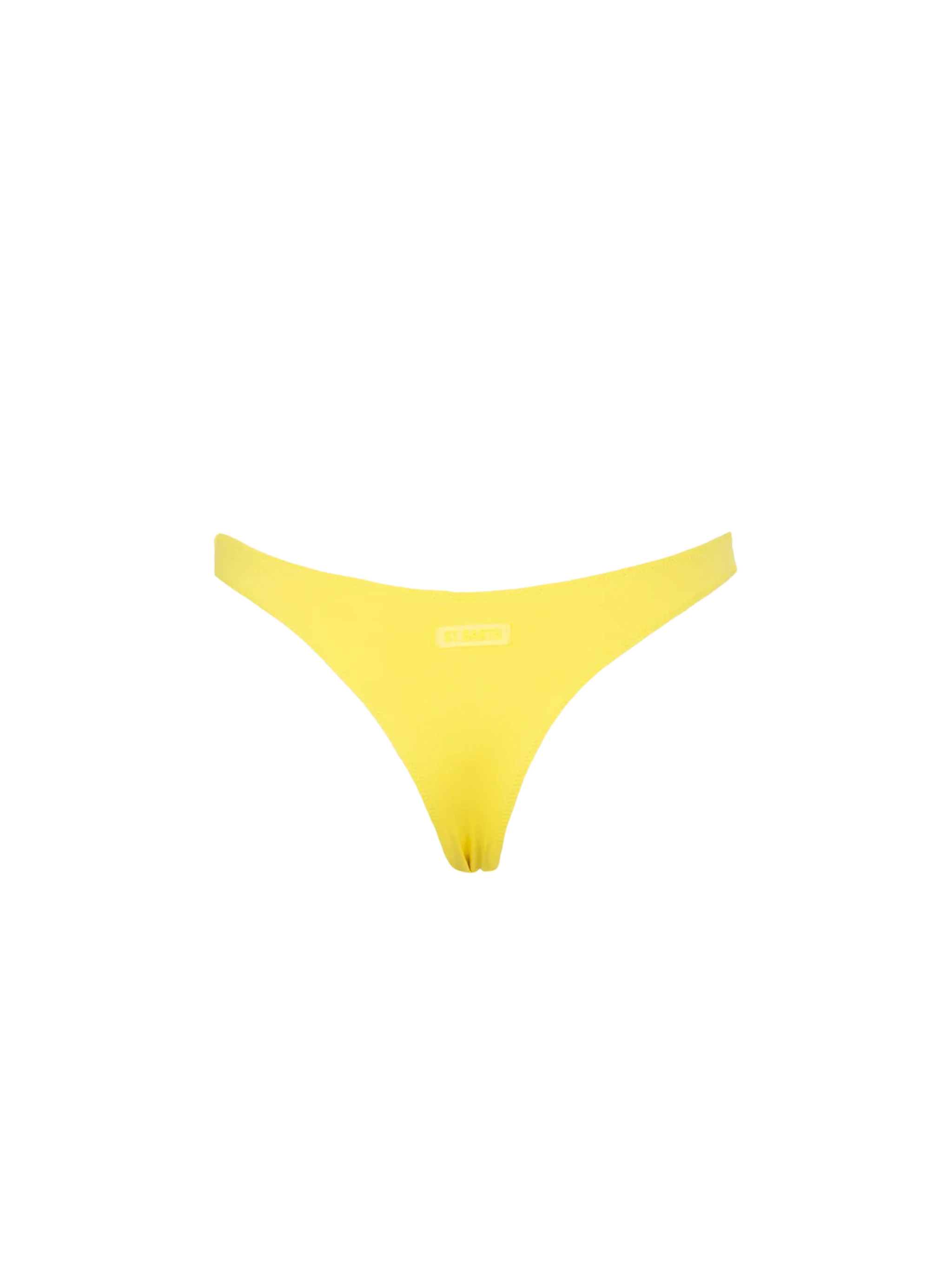 Braguita de baño de corte alto color amarillo pálido para mujer de Naomi