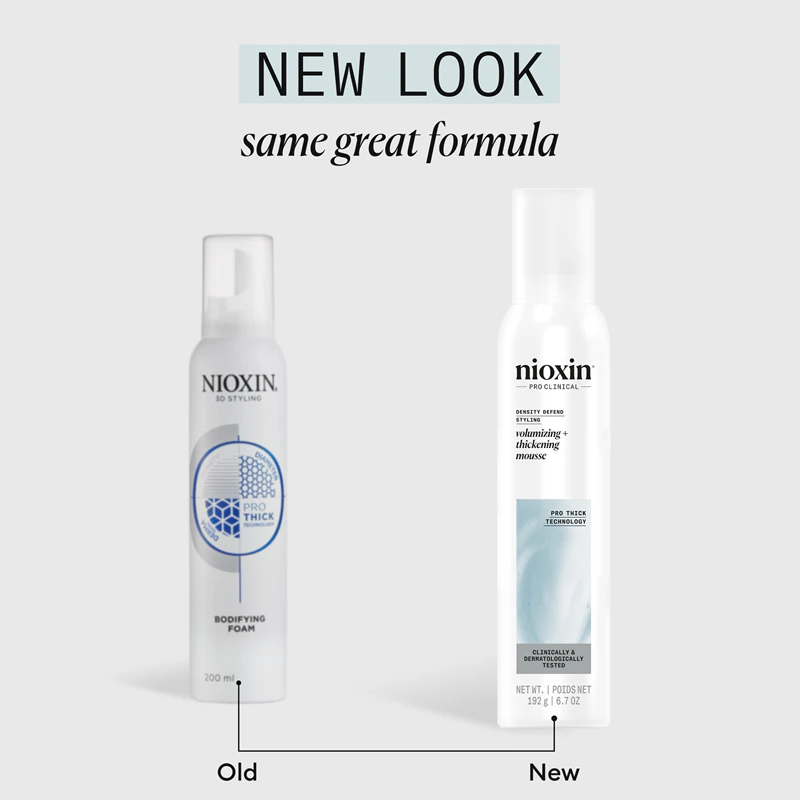 Mousse volumizadora para cabelos Nioxin Density Defend Styling para dar volume