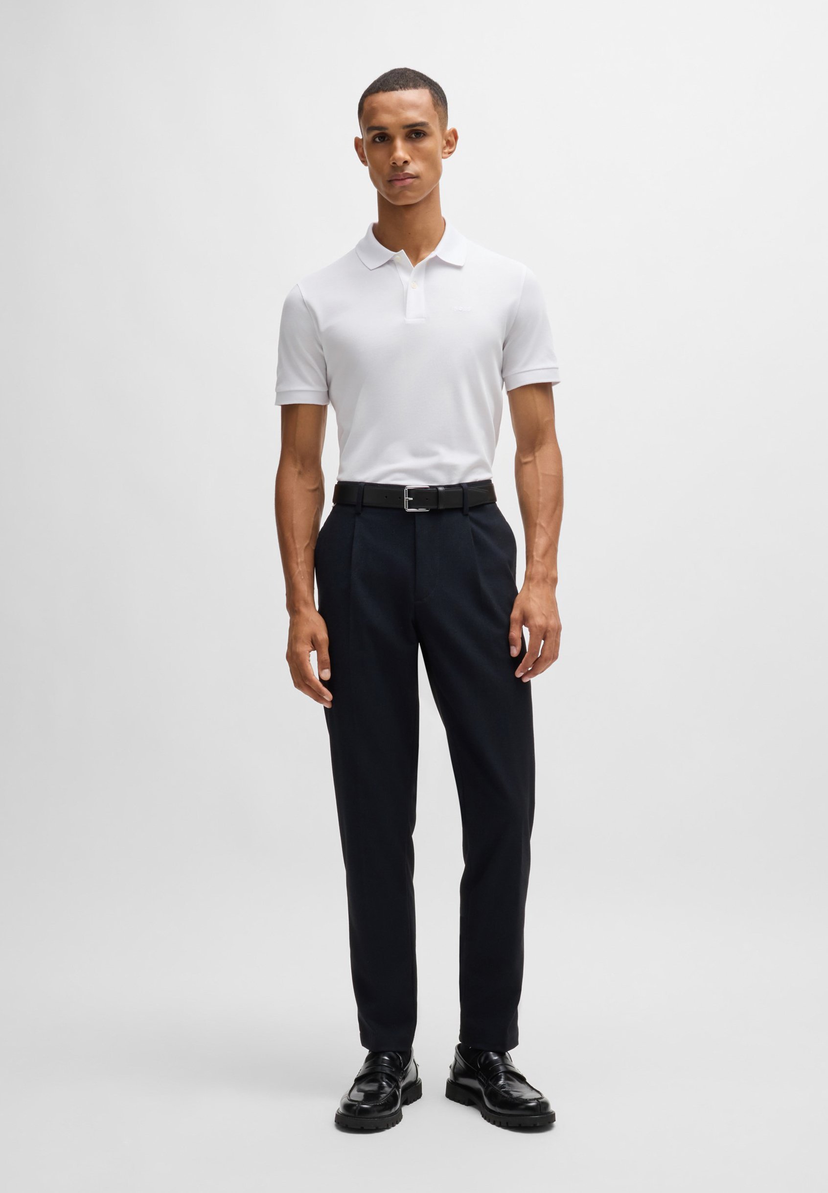 BOSS PALLAS - Triko s krátkým rukávem - black