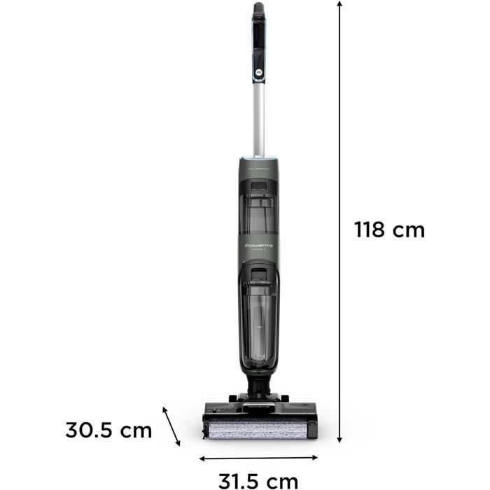 Aspirateur balai laveur sans fil - SVATV - Aspiration et lavage puissant - Autonomie 50 min