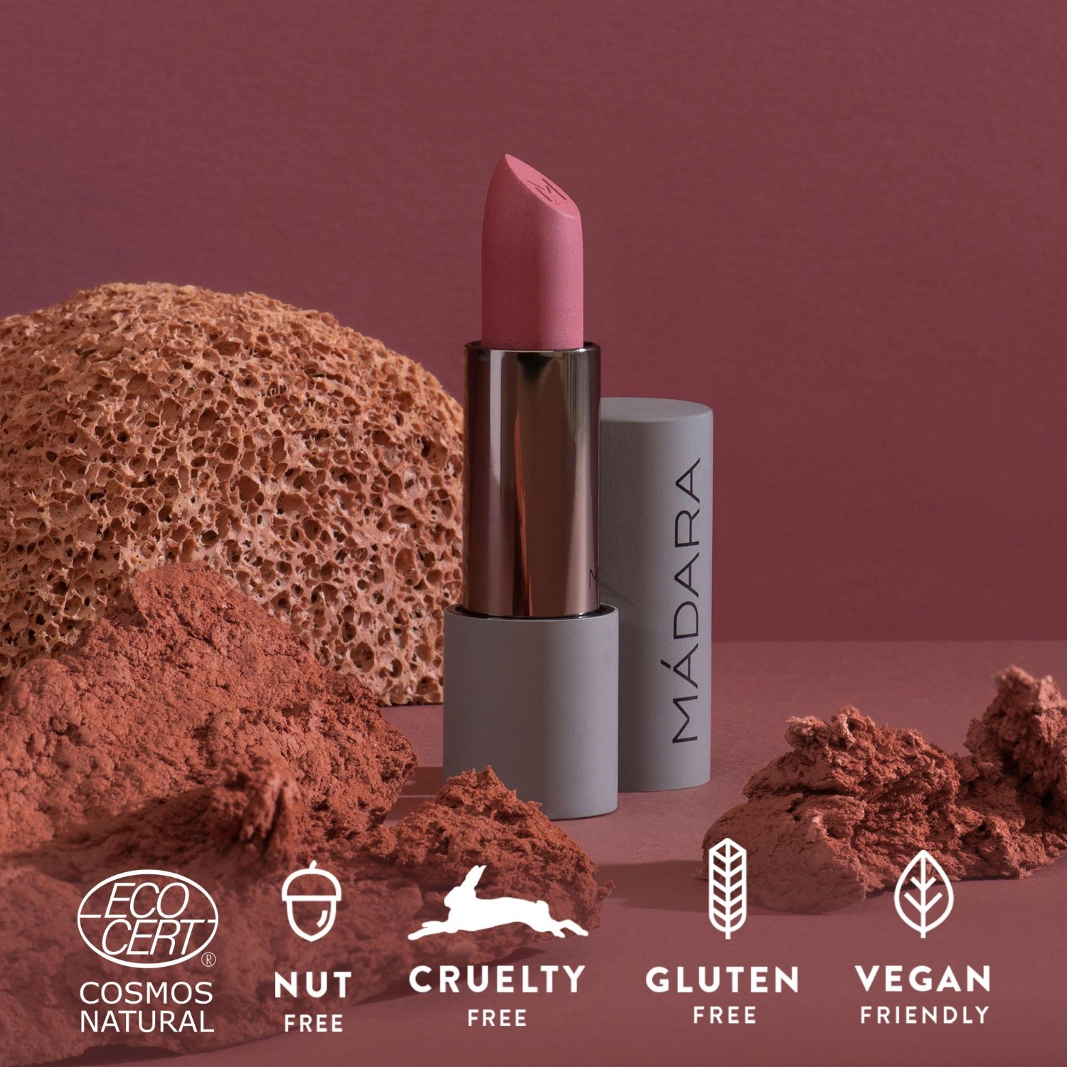 MÁDARA Rouge À Lèvres Crème Mat