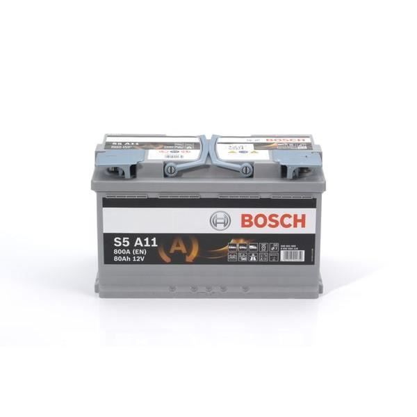 Batería para coche BOSCH AGM S5A11 de 80 Ah/800 A