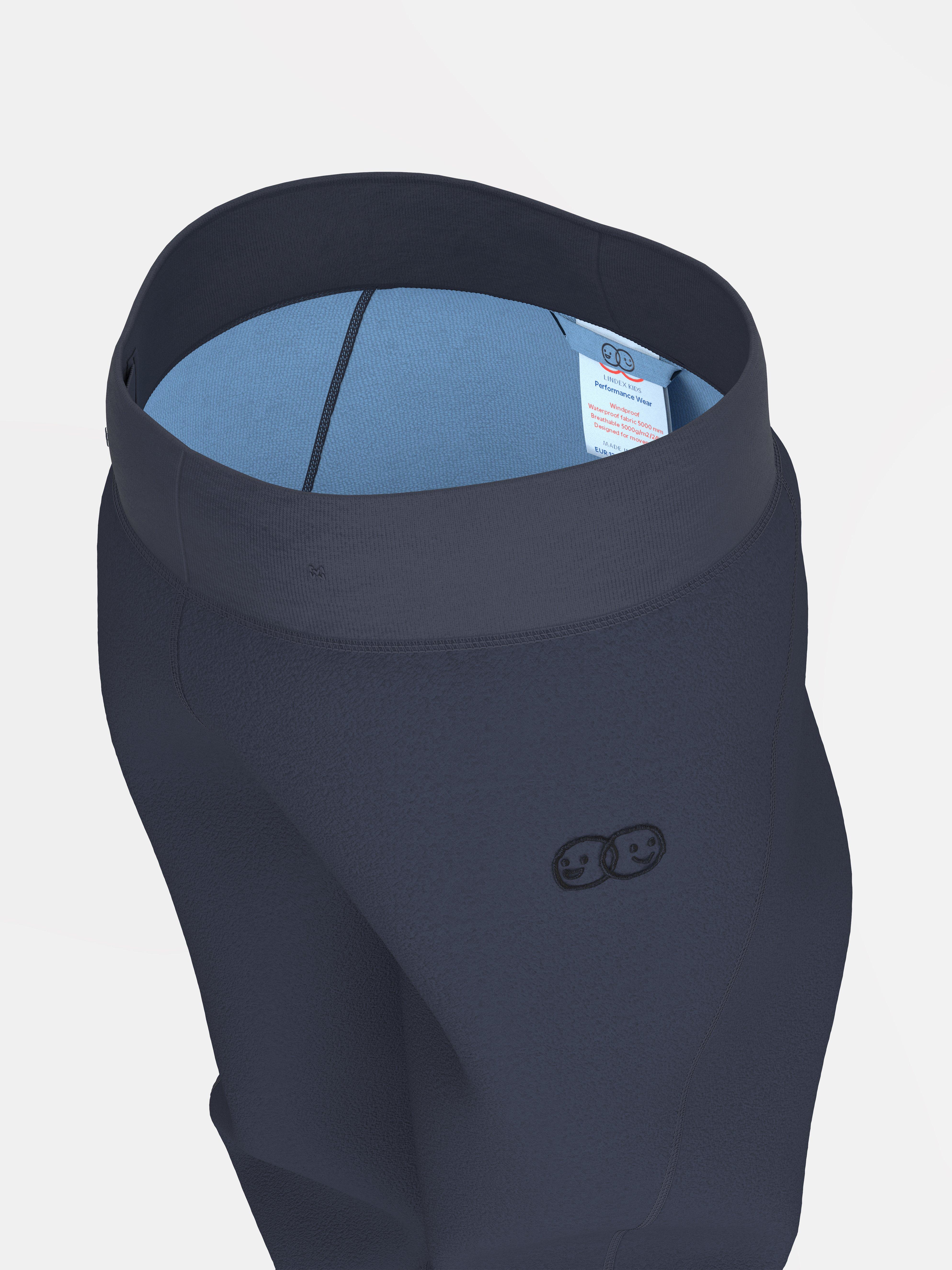 Pantalones impermeables de forro polar cortavientos – Ropa deportiva infantil azul marino oscuro