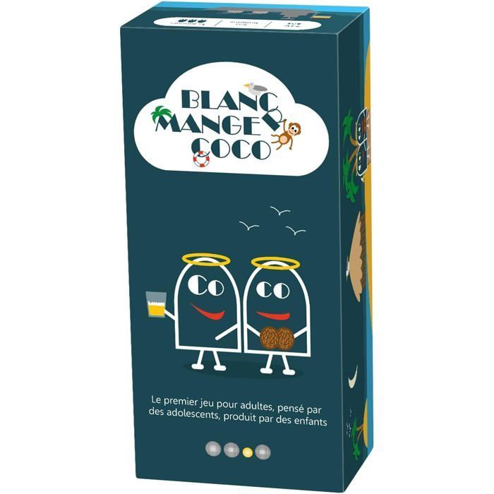 Juego de mesa para adultos - ZUUKO - 600 cartas - Humor - De 3 a 10 jugadores - Azul marino - 20,5 x 9,4 x 5,9 cm - Francés