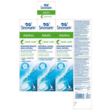 Sinomarin Natural Nenän tukkoisuutta vähentävä aine 125 ml